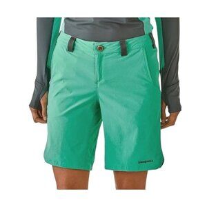Patagonia Biker shorts 9” Men’s M aqua green quick dry nylon outdoor athleisure